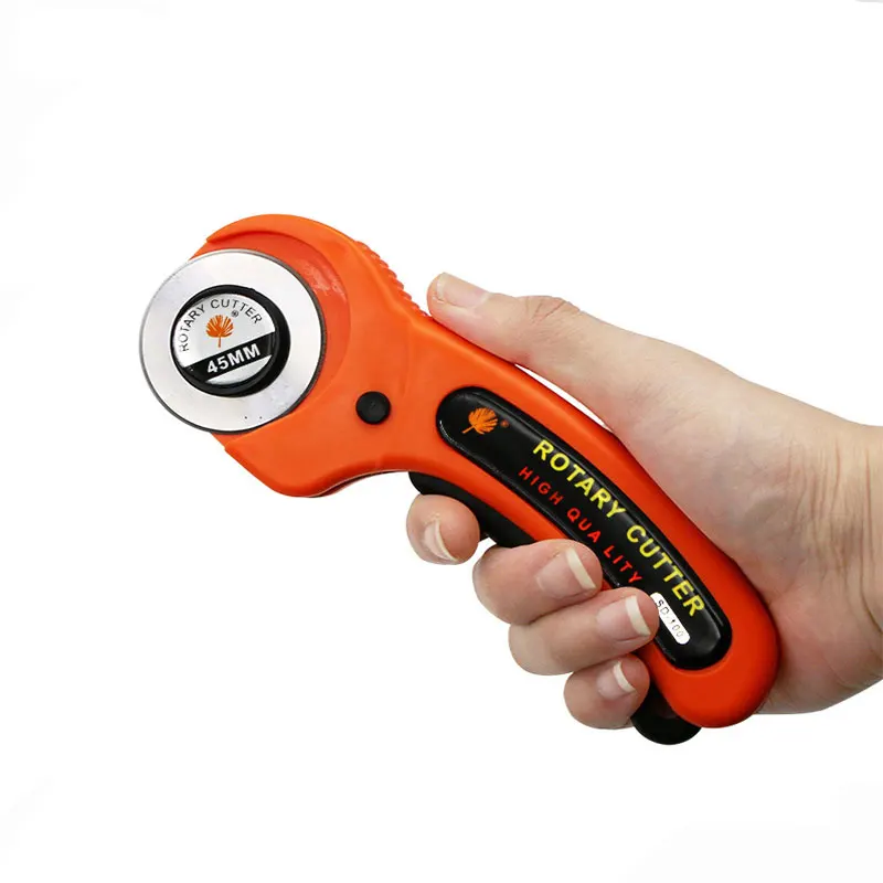 

45mm Leather craft Rotary Cutter Leather Cutting Tool Leather Craft Fabric Circular Blade Knife DIY Patchwork Sewing Quilting