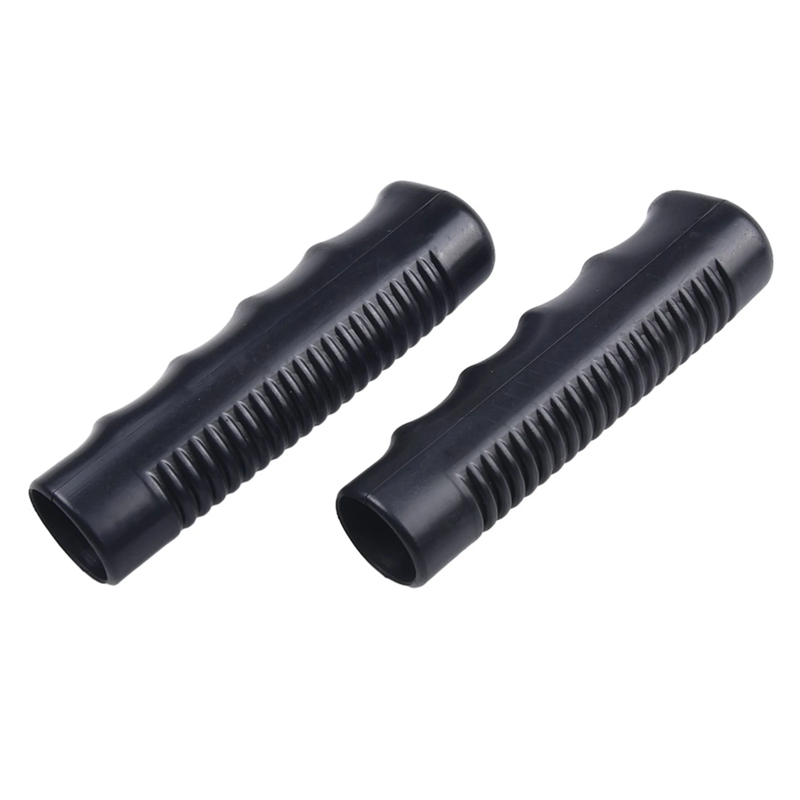 2Pcs Wheelbarrow Rubber Handles, Round Tubes Black Replacement Universal Handles PVC Anti-slip Handle Cover Industrial Tool Part