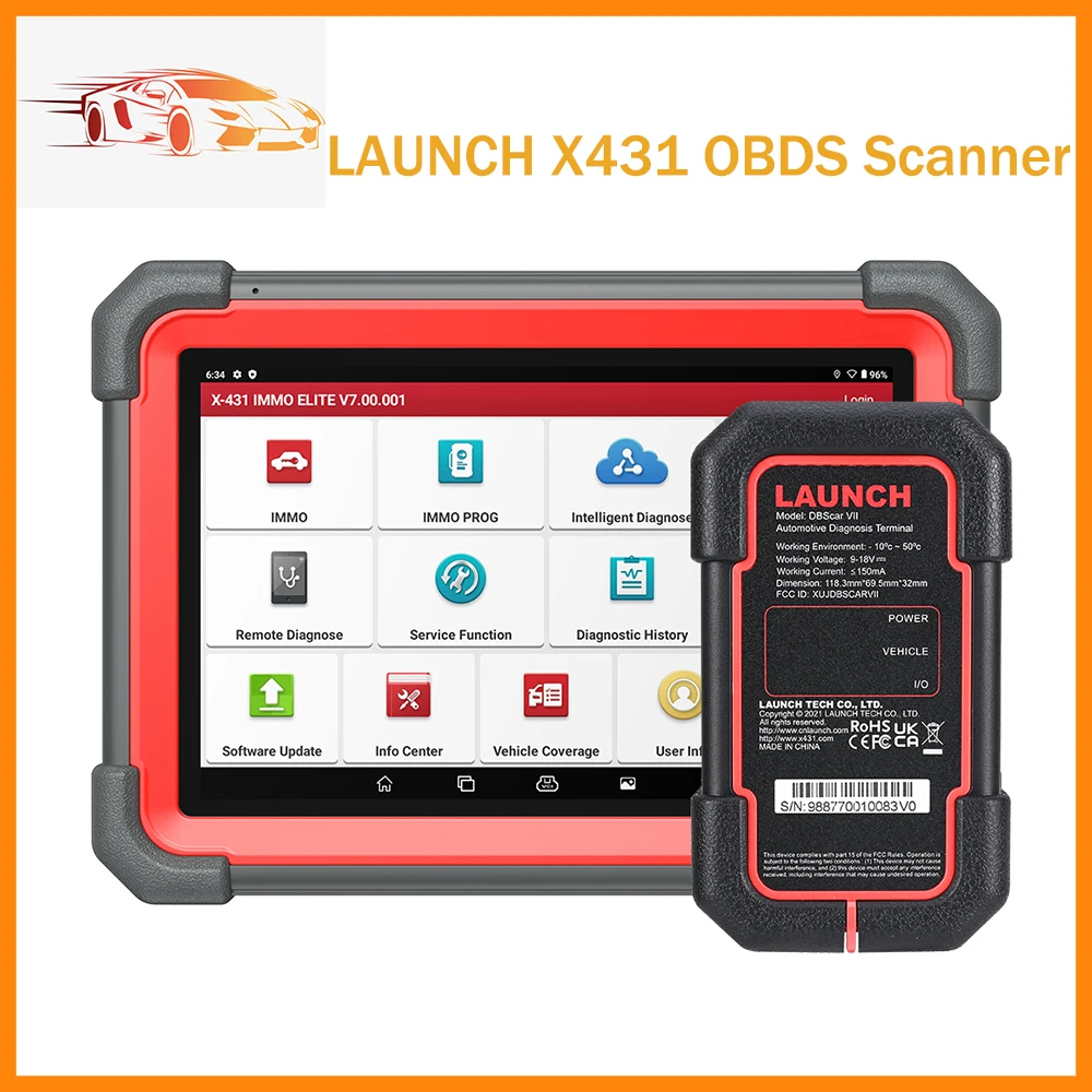 

Best Quality LAUNCH X431 IMMO Elite X431 OMMO PLUS OBD2 Auto Diagnostic Tool Key Programmer Obd2 Scanner ECU Coding Active Test