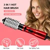 Rotating Electric Hair Straightener Brush Hair Curler Dryer Comb 1