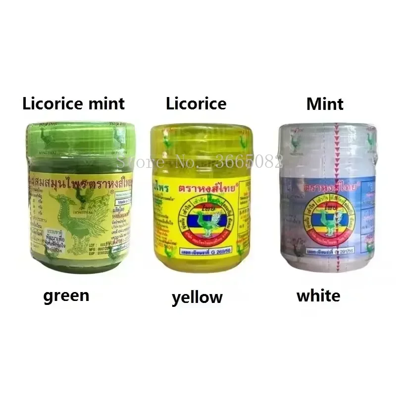 Mixed flavor Thailand Traditional Thai Herbal Inhalant Inhaler Nose Flow Carsick Nasal Congestion Refreshing Essences 5/3/1pcs