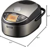 NP-NWC10XB Pressure Induction Heating Rice Cooker & Warmer, 5.5 Cup, Stainless Black, Made in Japan 4