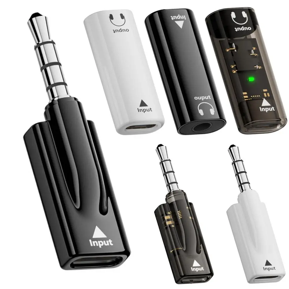 Male to Female USB Type-C to 3.5mm Converter No Delay HiFi Audio Adapter Plug and Play DAC Cable Extender