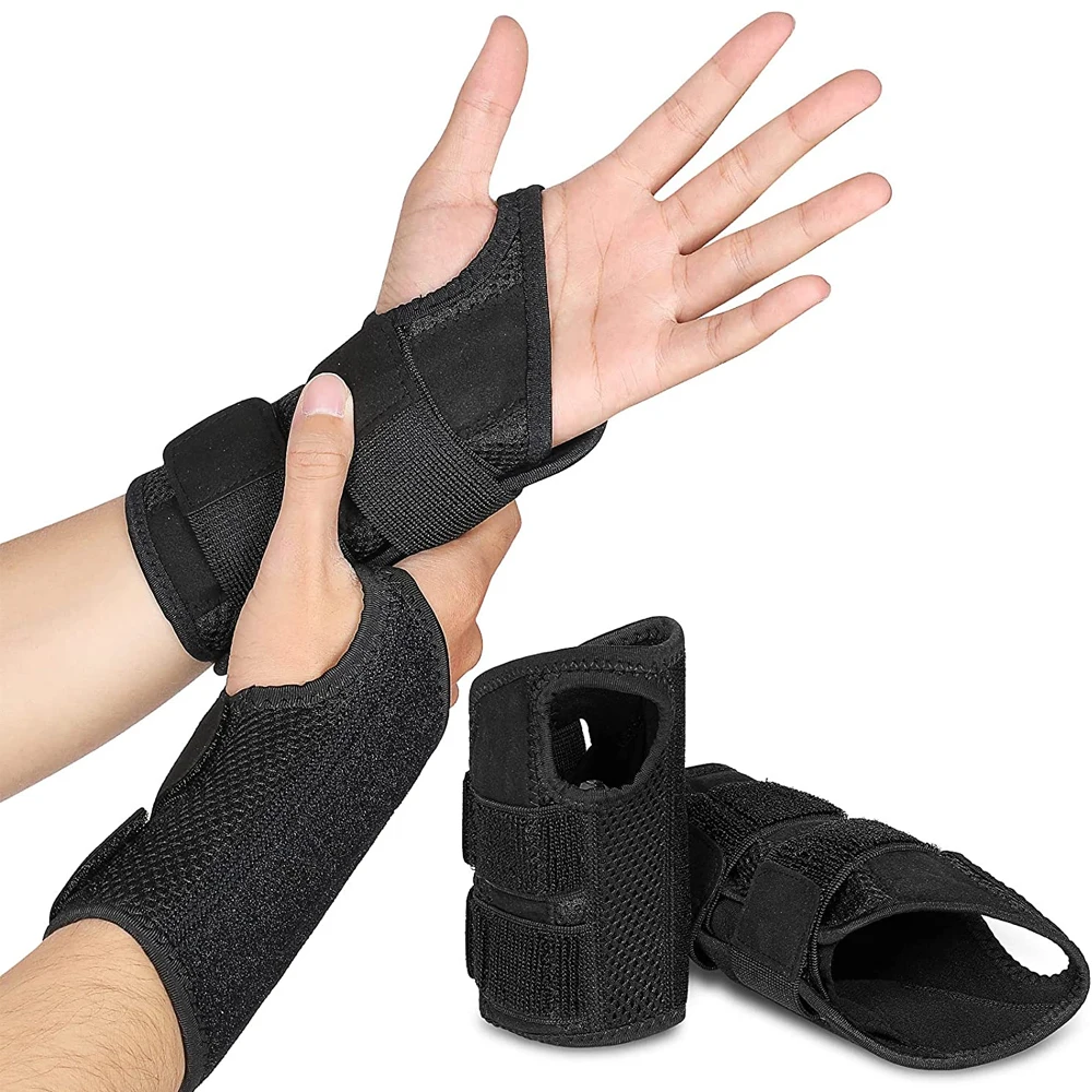 Carpal Tunnel Wrist Brace Adjustable Wrist Support Brace Compression Wrap for Arthritis Tendinitis Pain Relief JUUMMP