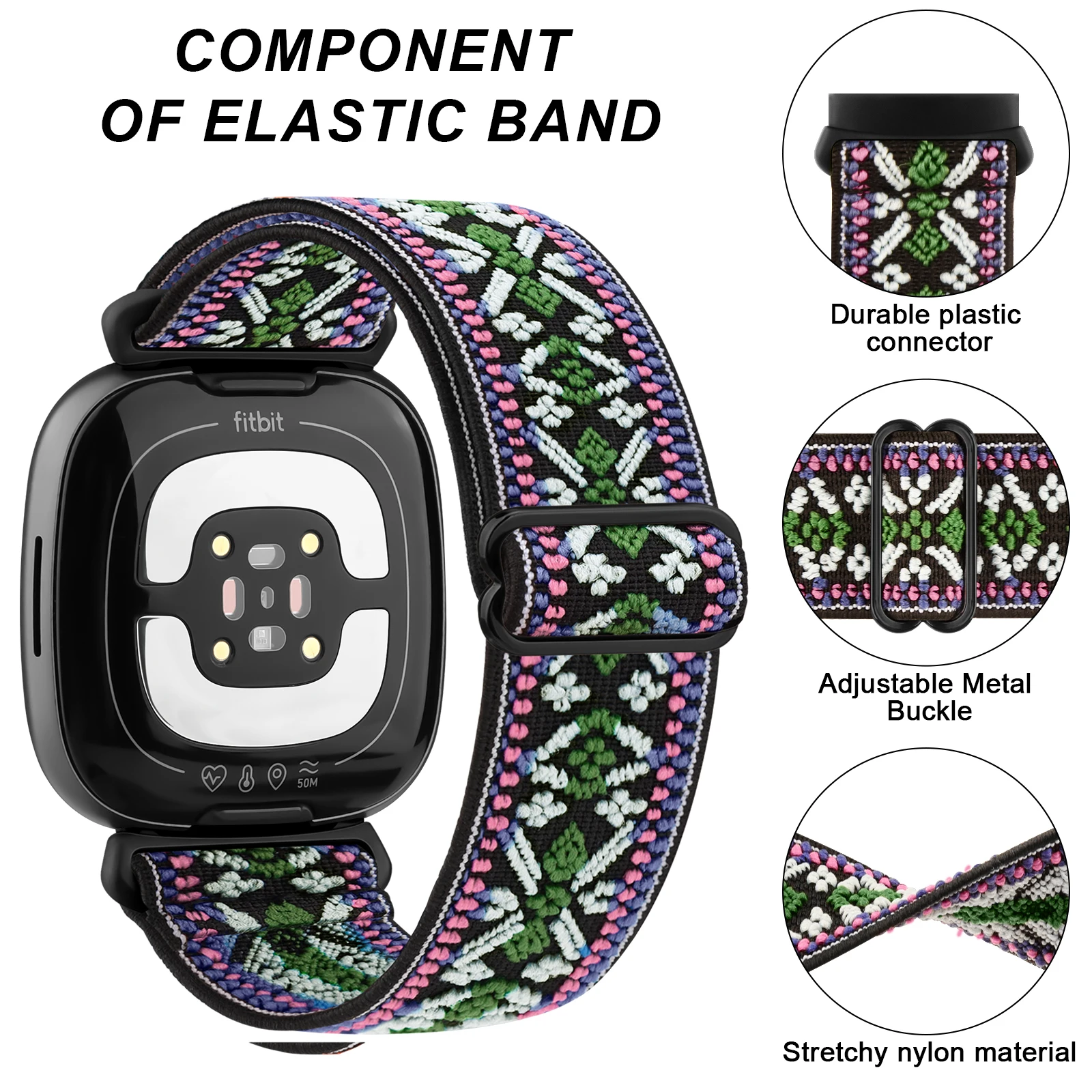 Elastic Nylon Adjustable Sport Strap