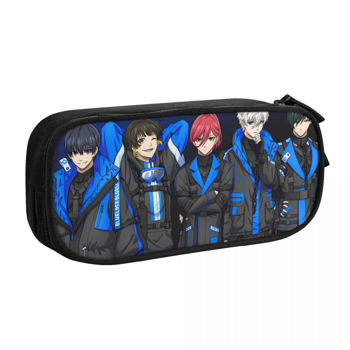 Anime Blue Lock Large Zippered Pencil Case
