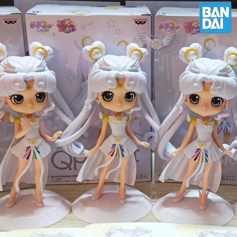 

Фигурка моряка Мун Bandai, фигурка Q Posket Tsukino Usagi Cosmos Princess Ver, фигурка героя, Коллекционная ПВХ модель, подарок