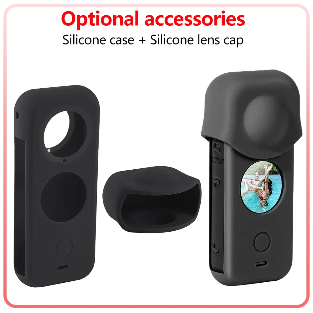 X2 Accessories Set for Insta360 ONE X2 Lens Guards Protector Cover Carrying Case Silicone Case Lens Cap for Insta 360 X2 Camera