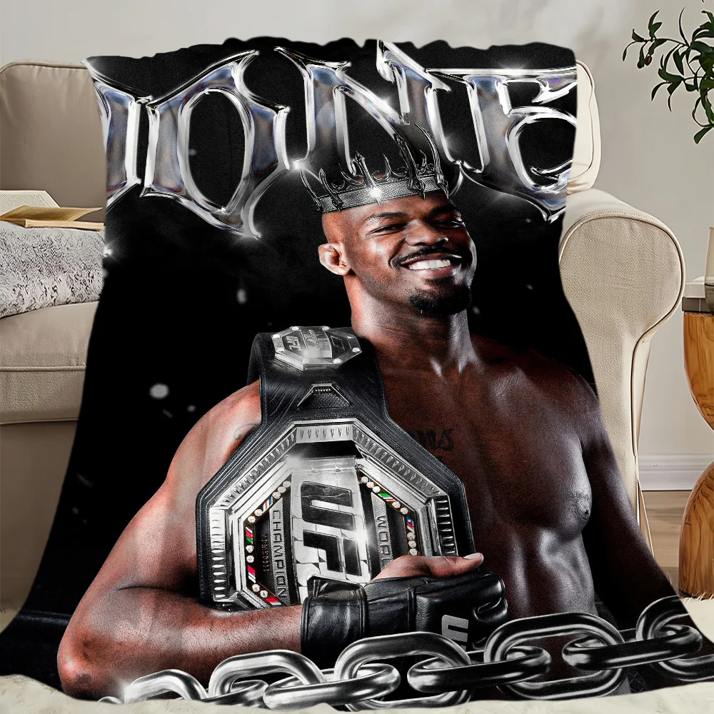 J-Jon J-Jones U-UFC Blanket Skin friendly comfort warm soft plush blanket suitable sofa living room office bedroom 6