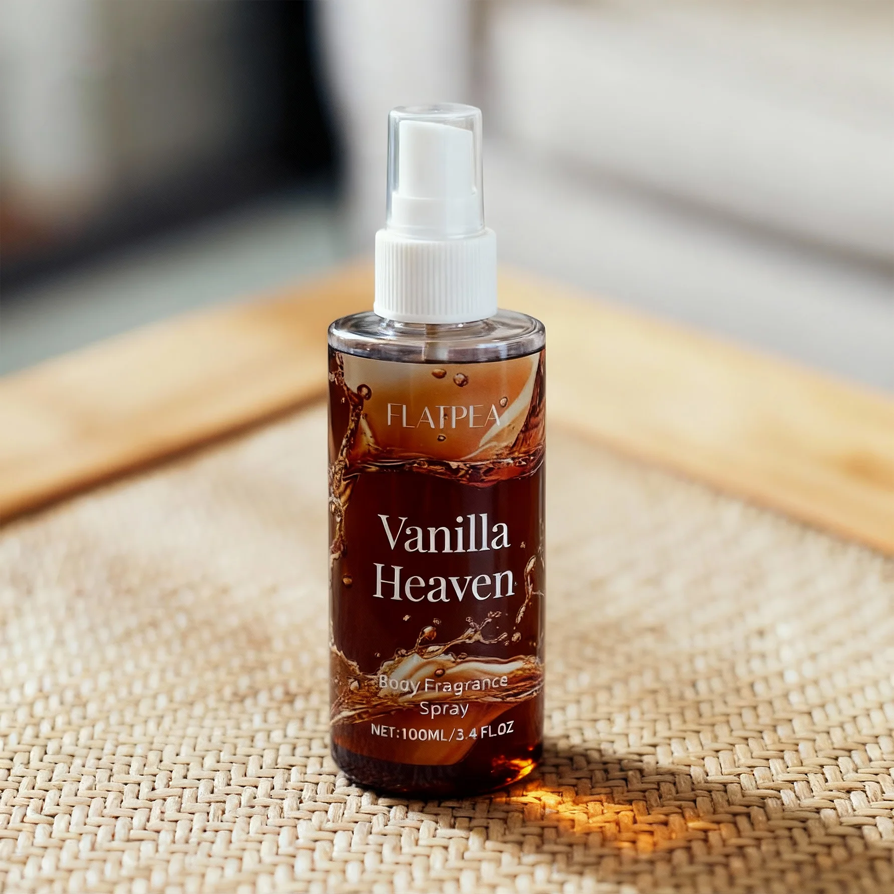 1pc 100ml Portable Vanilla Caramel Food Fragrance Room Spray, Air Freshener,Recommended Gift, Christmas_voghion.com