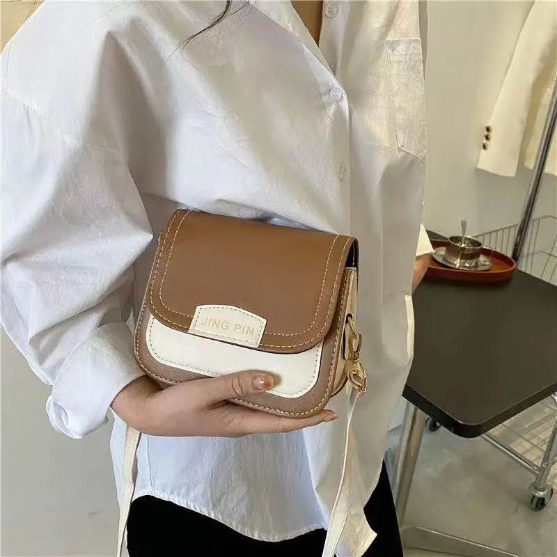 Crossbody Bag Women New High-grade Luxury Brand Shoulder Bag Contrast Handbag Winter Joker Fashion Shoulder Messenger Bag
