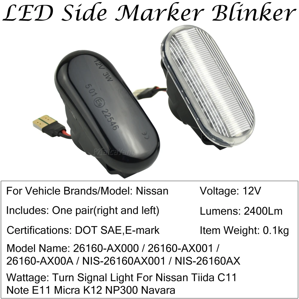ڵ ̵ Ŀ Ʈ ̳ LED  õ, ֻ Tiida C11 Ʈ E11 NE11 Micra K12 NP300 Navara D40 Qashqai J10
