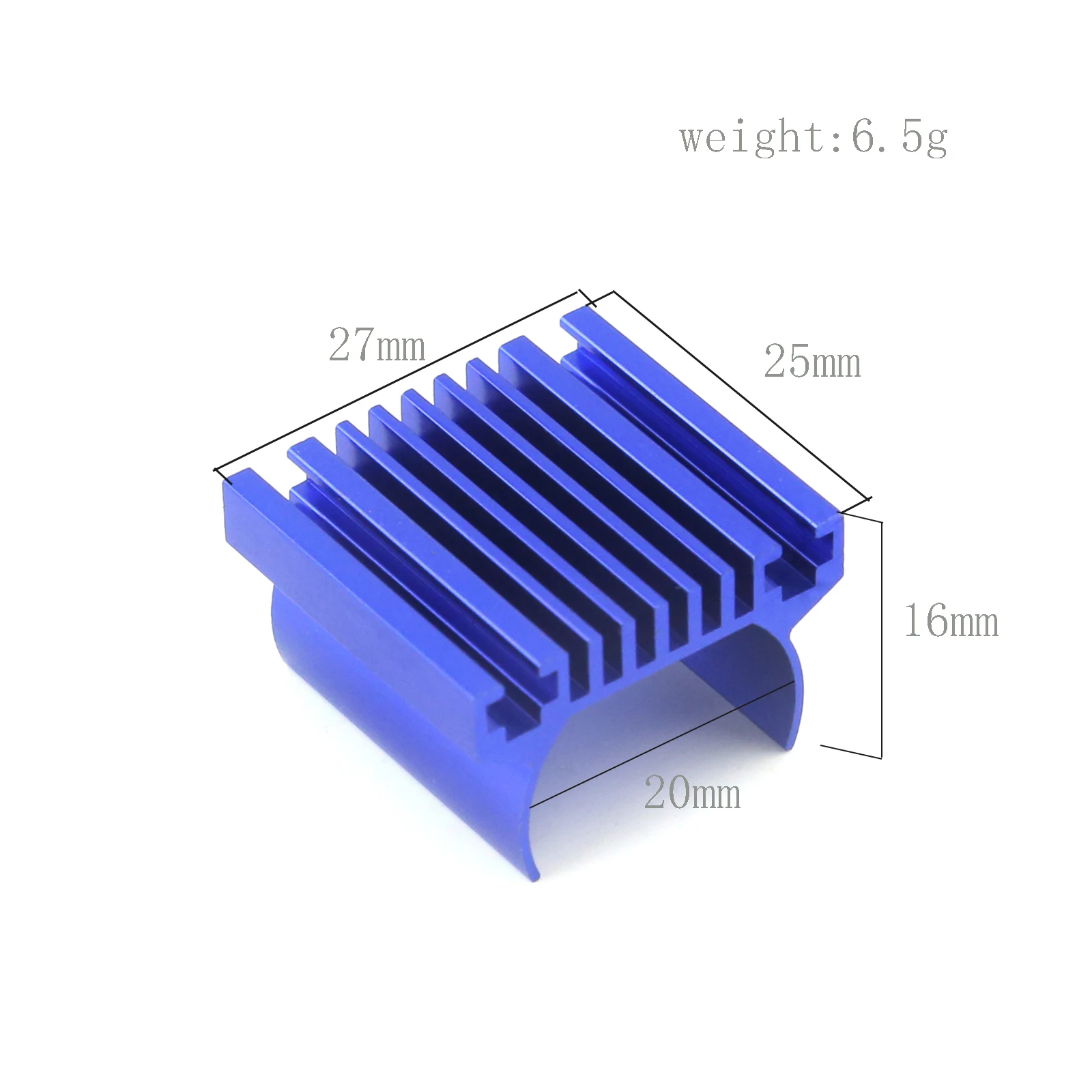 냉각 방열판 1Pcs 알루미늄 모터 방열판 금속 라디에이터 1/18 RC 크롤러 자동차 TRX4 TRX4-M 업그레이드 부품