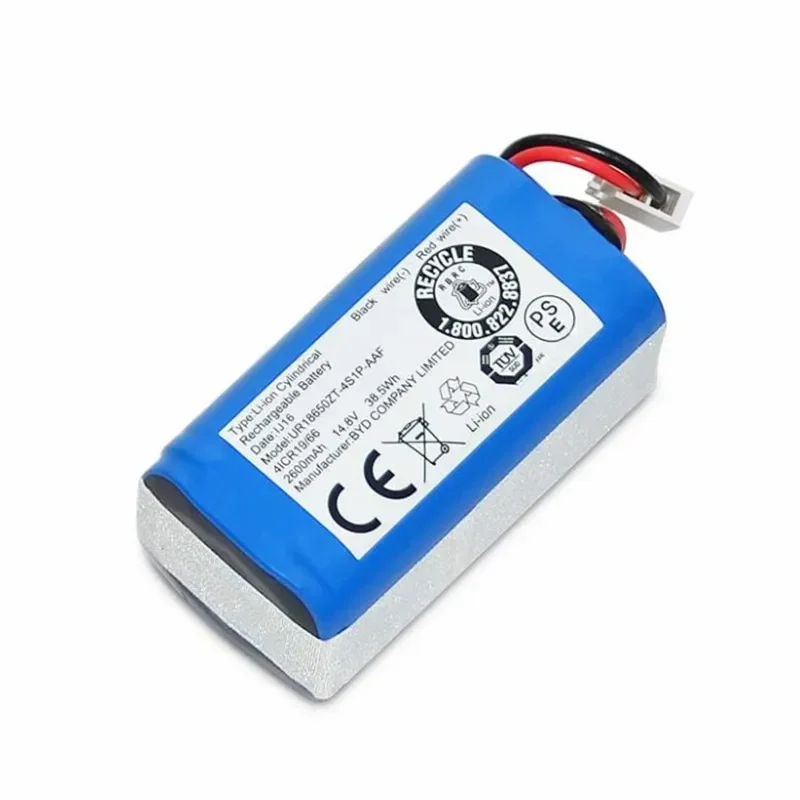 Original 2600mah Rechargeable Lithium Battery ILIFE A4s A6 V7s Plus A9s W400 Robot Vacuum Cleaner INR18650 M26-4S1P Batteries