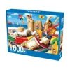 1000 Pieces BEACH CAT Jigsaw Puzzles for Adults Home Decor Games Family Fun Floor Puzzles Educational Toys for Kids 6