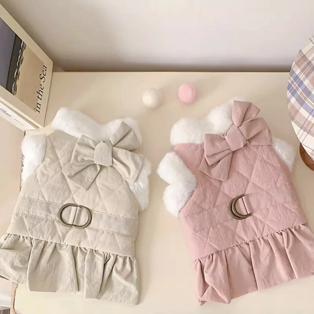 

Pet Clothes Autumn Winter Cute Desinger Clothes Puppy Fashion Sweater Cat Sweet Dress Small Dog Harness Yorkie Poodle Chihuahua