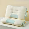 Two-tone Patchwork Sleeping Pillow Core Cervical Pillow Star Hotel Fiber Pillow Core Sleep Pillow 4