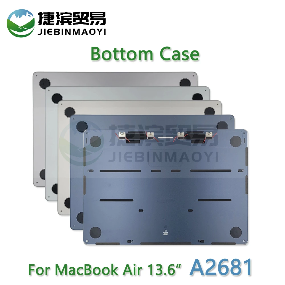 Nuova Custodia Inferiore A2681 Midnight Starlight Space Grey Silver Gold Blue Per Macbook Air 13.6 "Retina M2 Emc4074 2022 Anno