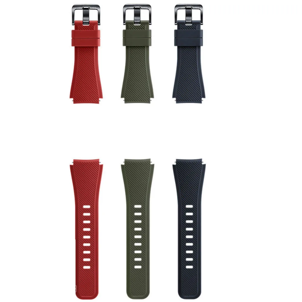 Pulseira de Relógio de Silicone Genuíno para Samsung Gear s3 Frontier Sm-sm-r770 R775 R760 R765 - Image 4