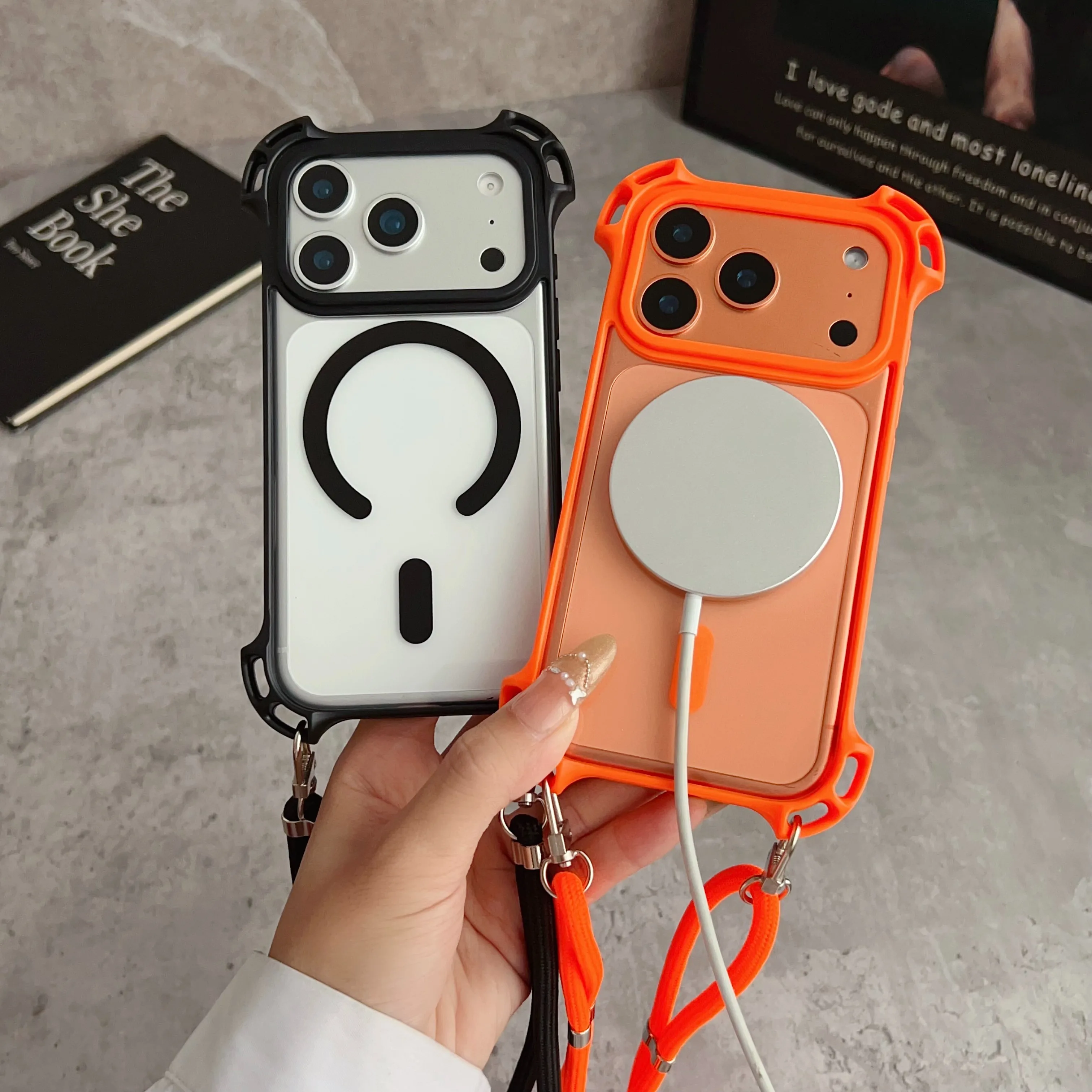 Creative Drone Anti-Drop Magnetic Case with Transparent Crossbody Shell