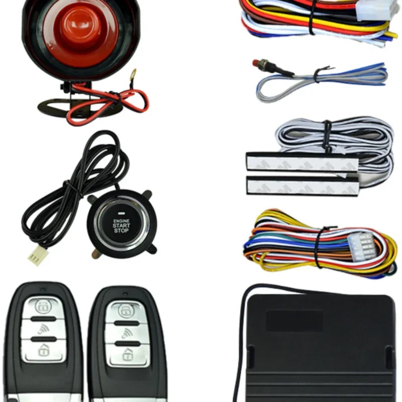 

Electric vehicle one click start modification keyless entry remote control watch van sedan 12V universal
