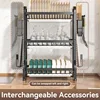 Heavy-Duty Steel Dish Drying Rack For Kitchen Cabinet Countertop Storage Organizer Space-Saving Tableware Accessory Holder 1