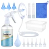 500ml Ear Cleaner Kit Ear Wax Remover Plastic Bottle Ear Irrigation Washer Set for Adults Kids Ear Care limpiador de oidos 1