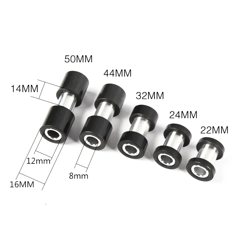 MTB 자전거 후면 충격 흡수 부싱, 알루미늄 합금 충격 부싱, 22mm, 54mm