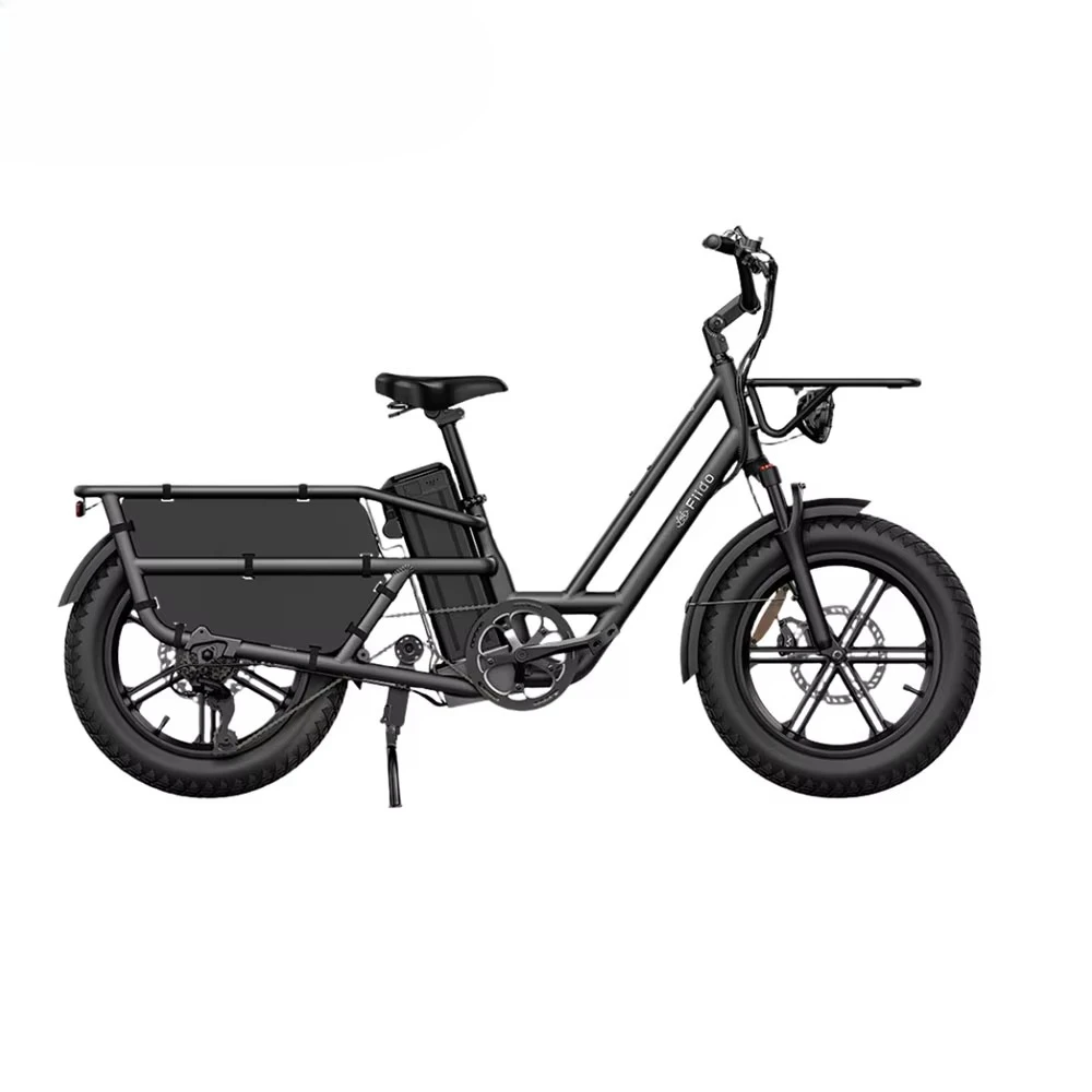 Fiido T2 Long Tail Cargo Ebike mit 250W Motor 48V 20AH Batterie hydraulische Scheibenbremsen Elektrofahrrad 4