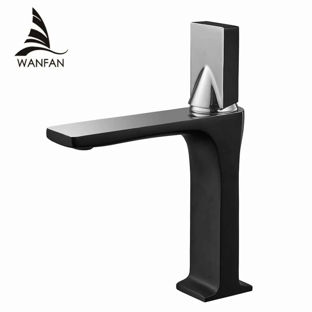 

Basin Faucets Elegant Bathroom Faucet Hot and Cold Water Basin Mixer Tap white Finish Brass Toilet Sink Water Crane 855809W