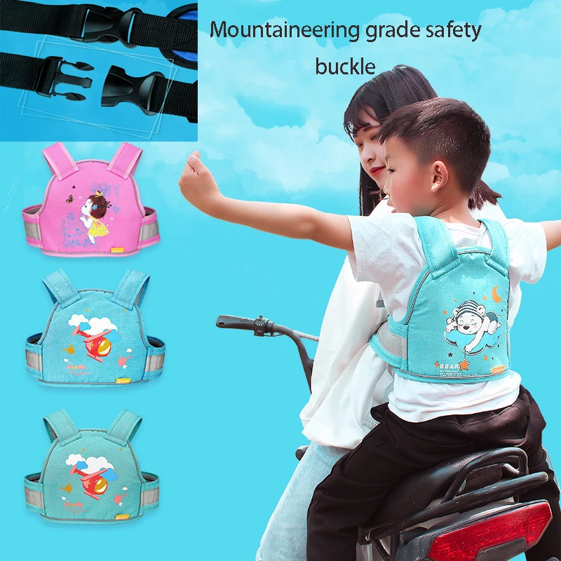 Baby Kids Safety Motorcycle Belt Child Seat Belt Riding Harness Motor