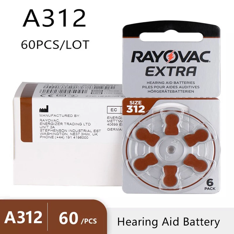 84 Batterie Per Apparecchi Acustici Rayovac Extra Italia