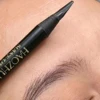 High quality HAOZHUANG pull eyebrow pencil black leather makeup wild line eyebrow pencil hard core flat head pen White pen 2