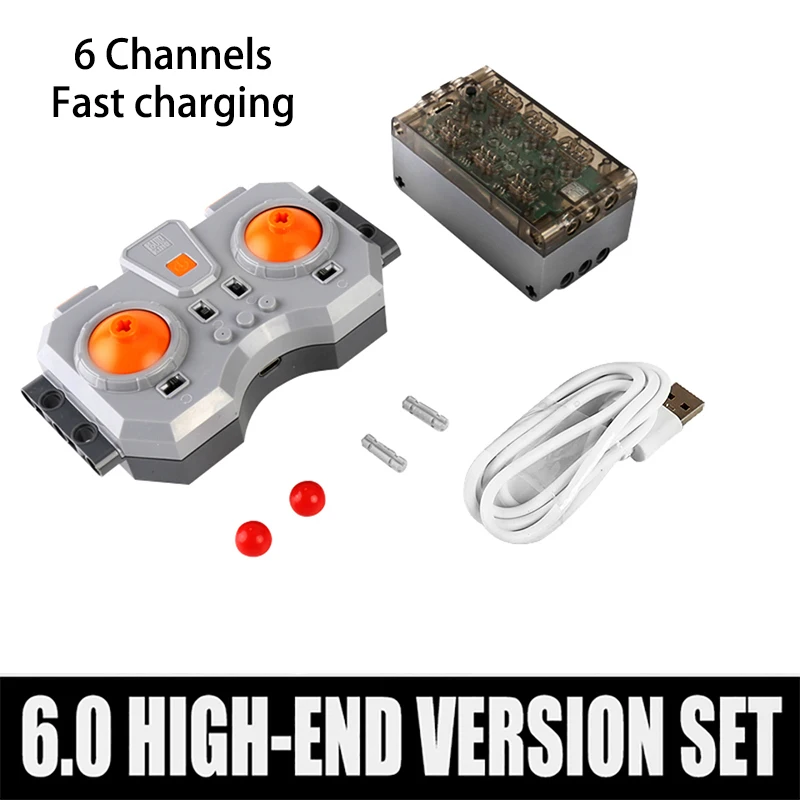 EV3 High-Speed MOC Motor Servo Train Power Functions Motor 2 Pin Plug High-Tech Parts Multi Tool PF Model Building Blocks