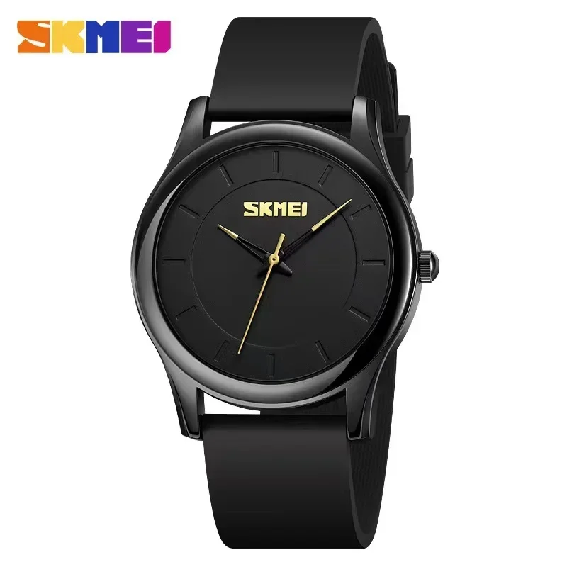 

SKMEI 2112 Male Time Clock reloj hombre New Simple Quartz Watches Mens Casual Silicone Strap 3Bar Waterproof Wristwatches