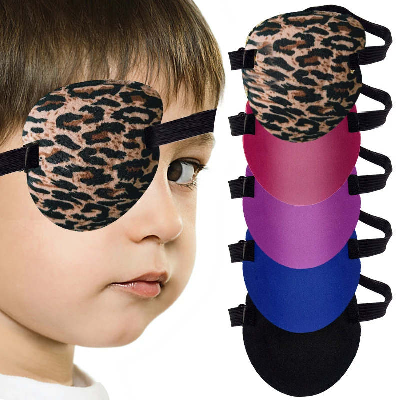 Pirate Cosplay Durable Functional Durable Eye Patch For Kids Adjustable Must-have Sleep Aid Versatile Practical Concave Unisex 2