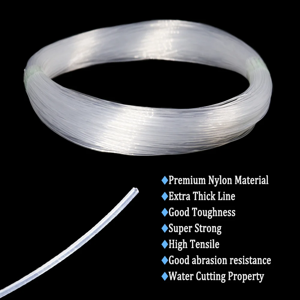 Wifreo Extra Thick Nylon Fishing Line Big Size Monofilament Sea Boat Fishing Line For Tying Sabiki Rigs Fishing Hooks Pesca 4