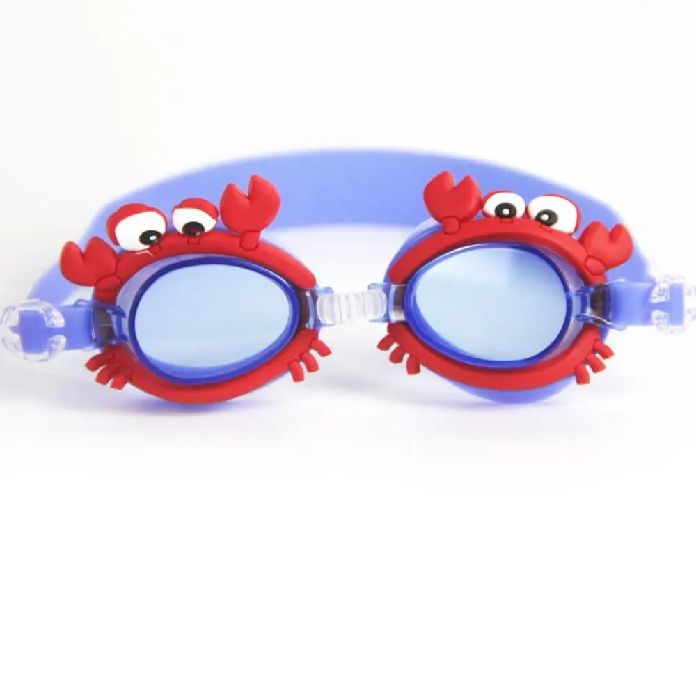 Diving With Earplugs Kids Swimming Goggles Anti-Fog UV Protection Swimming Eyewear Silicone Waterproof Eyeglasses Children