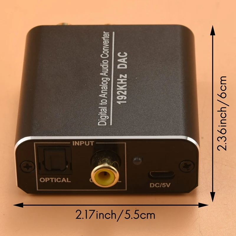 DAC , ˷̴ 192Khz /Toslink Ƴα RCA L/R    PS3 PS4 HDTV  