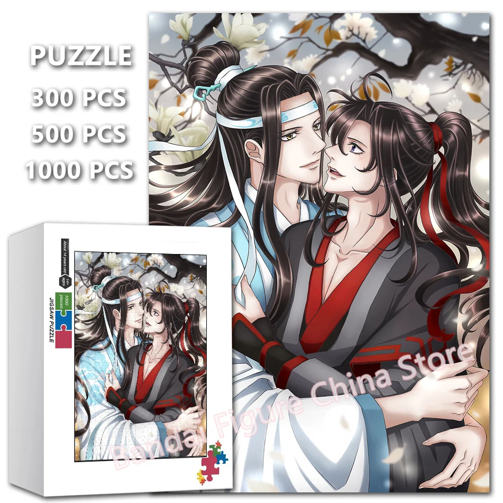 

Modaozushi Diy Assembled Educational Puzzle 300/500/1000 Pieces Chinses Anime Cartoon Print Jigsaw Puzzles Kids Toys Gifts