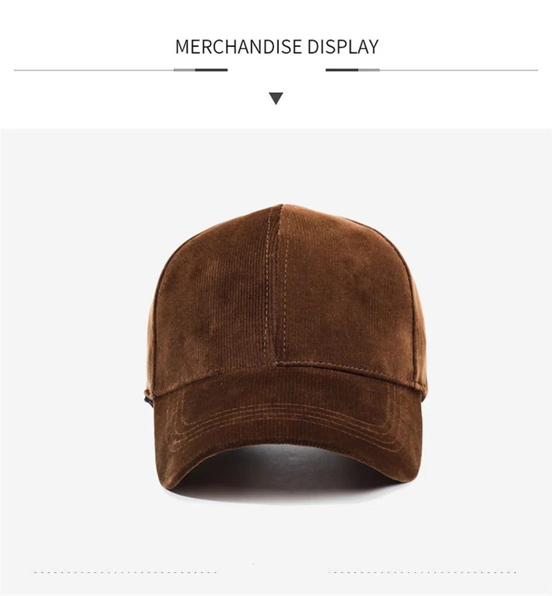 Mode Wildleder Baseball Caps Für Männer Frauen Herbst Winter Solide Retro Snapback Golf Hut Unisex Straße Einstellbare Sun Caps Gorras – Detail 9