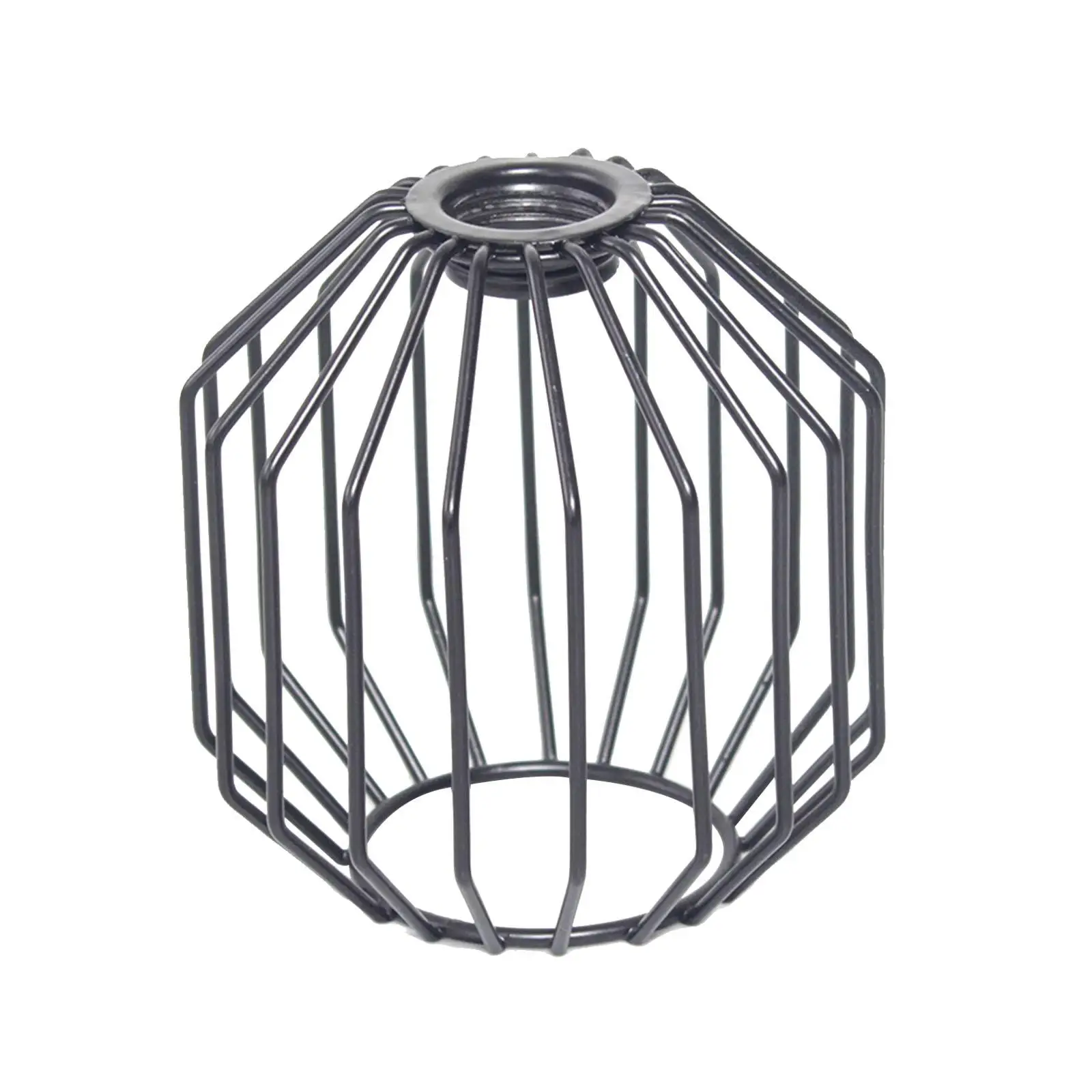 Wire Lampshade Practical Hollow Pendant Light Guard for Cafe Restaurant Bar