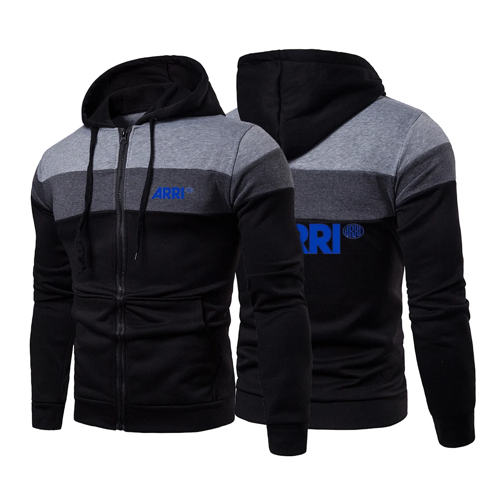 

2023 New Men's Film Broadcast Camera Arri Spring and Autumn Harajuku Casual Sweatshirt Cotton Hip Hop Fashion Splice Hoodie Tops