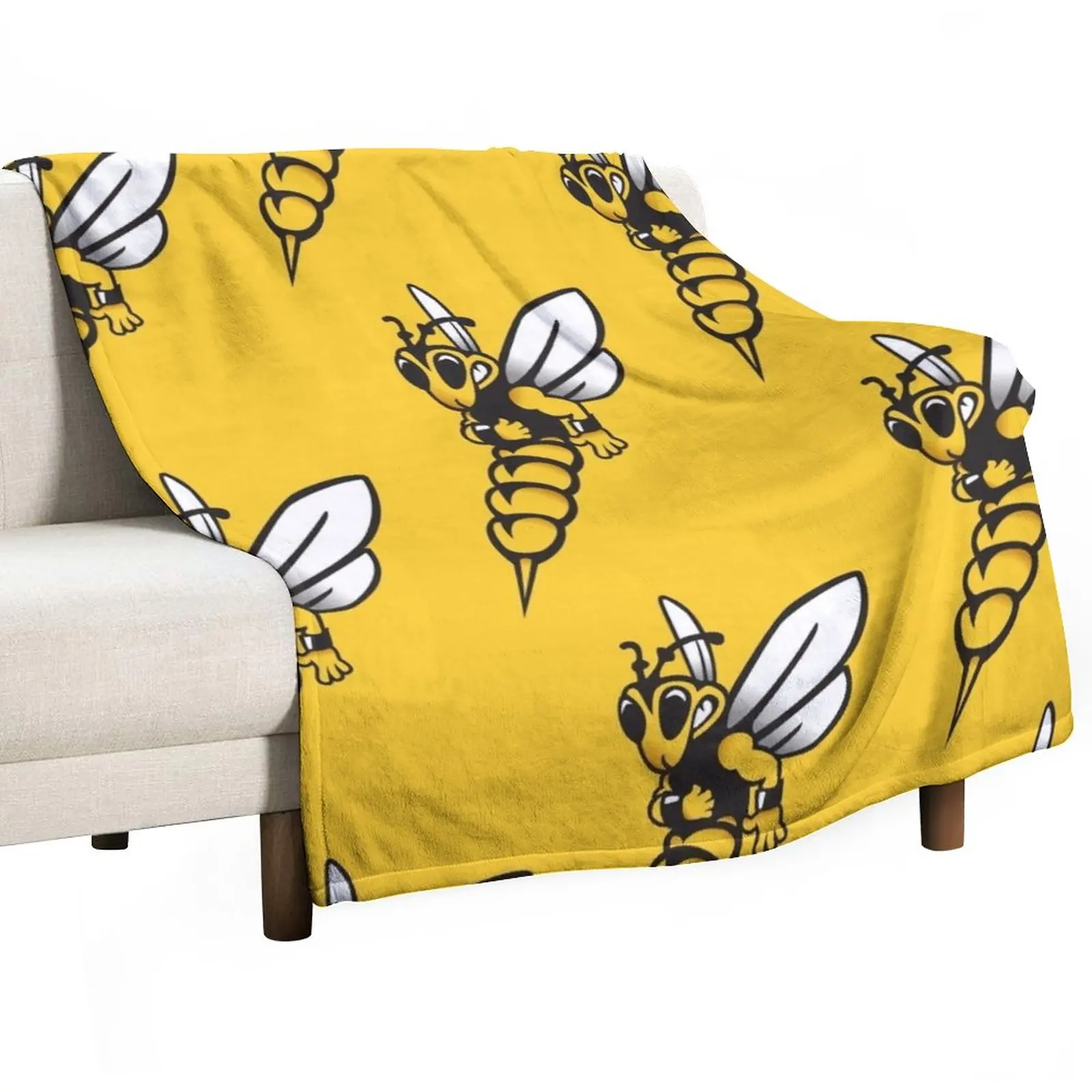 

Superior Yellow Jackets Throw Blanket Extra Large Throw Blanket valentine gift ideas Custom Blanket