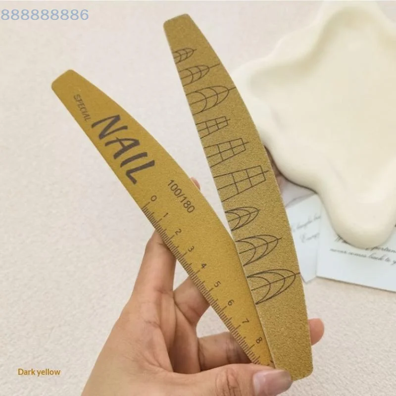 [B]100/180 그릿 네일 파일 그라인딩 샌딩 버퍼 버핑 매니큐어 도구 5종 네일 파일 세트 (스케일 포함) 네일 아트 양면용