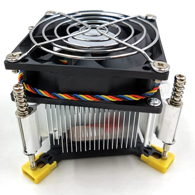 

5X CPU Cooler Fan Cooling 1366 2011 1155 4-Pin Wire Temperature Control And Speed Control Radiator For X58 X79