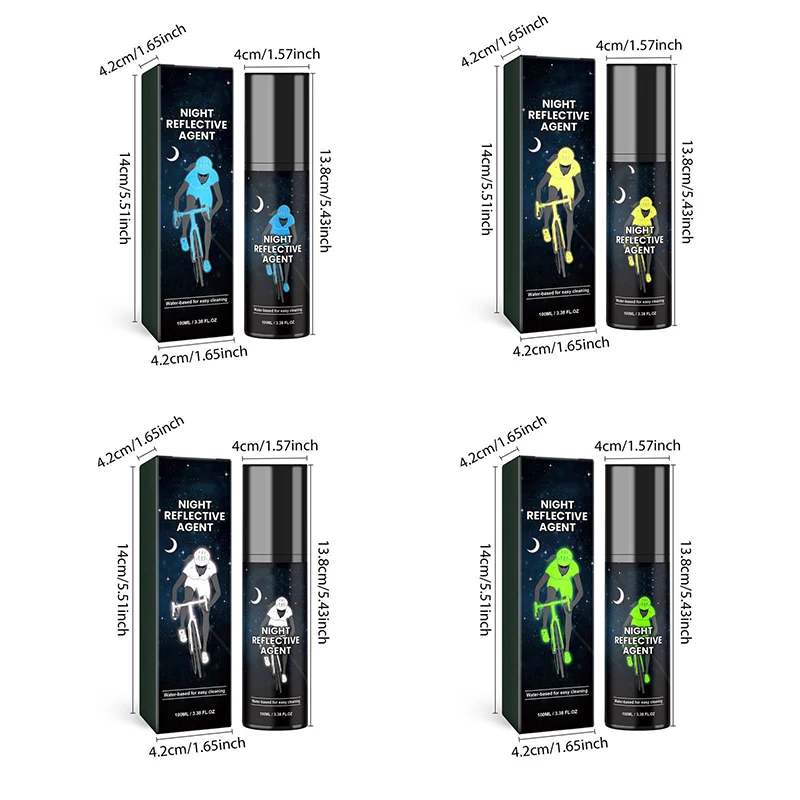 100ml Reflective Spray Paint Fabric Luminous Spray Paint Reflective Bike Skateboard Canvas Glowing