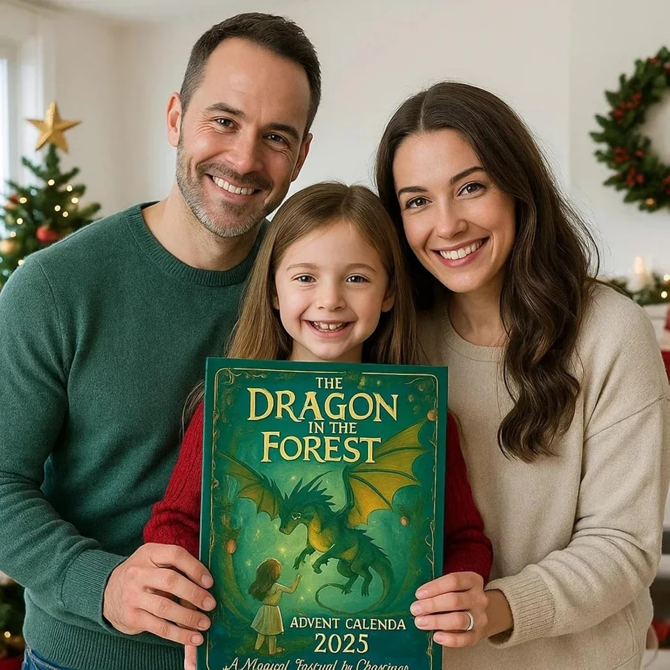 Calendrier De L'Avent Dragon 24 Pièces Avec Décorations