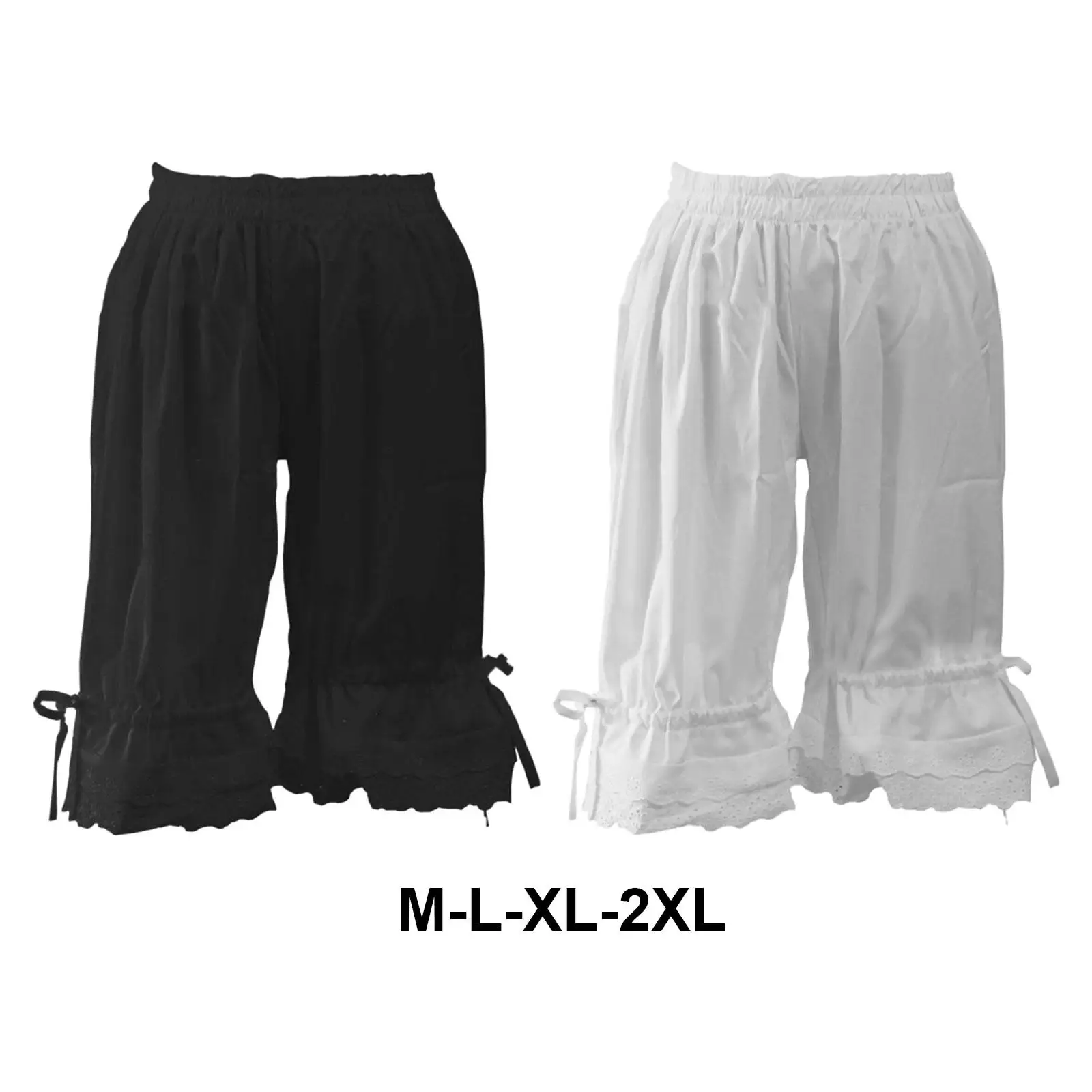 

Women Bloomer Shorts Lace Hem Lolita Shorts Underwear Fashion Bottom Shorts