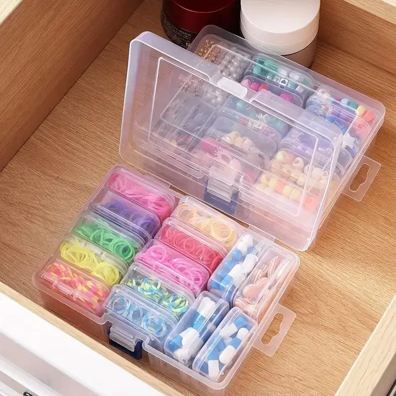 DIY Diamond Painting Embroidery Storage Box Set Nail Art Jewelry Rhinestone Mosaic Storage Container Multifunctional Box